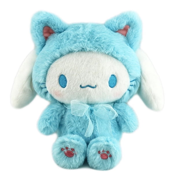 Mini juguete de peluche bonito, gatito de dibujos animados personalizado, pompón Purin Cinnamoroll, recuerdo de fiesta, figura rellena, muñeca, regalo de decoración del hogar