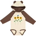 thumbnail image 3 of Inktastic Sunflower Garden and bird Boys or Girls Long Sleeve Baby Bodysuit, 3 of 5