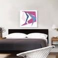 thumbnail image 2 of ARTCANVAS Mid-Century Modern Pink and Blue Boomerangs Canvas Art Print - Size: 26" x 26" (1.50" Deep), 2 of 9
