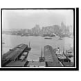 thumbnail image 2 of Historic Framed Print, New York sky line from Brooklyn - 5, 17-7/8" x 21-7/8", 2 of 9