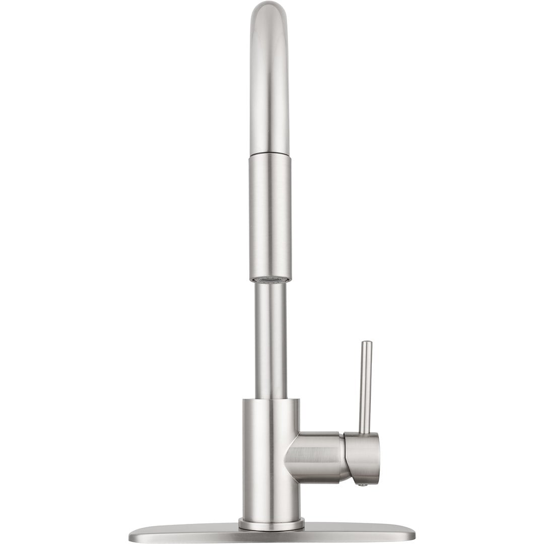 Dura Faucet DFNMK540SN Touch Sensor Pull-Down RV Kitchen Faucet, Satin Nickel