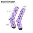thumbnail image 5 of Balery Violet Fun Novelty Socks Men'S Women'S Crew Socks Funny Crazy Novelty Socks Quirky And Cool Socks, 5 of 9