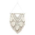 thumbnail image 1 of Woven Tapestry Home Wall Decor Handmade Woven Feather Leaves Wall Decor, 1 of 5