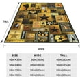 thumbnail image 3 of Hamilton Blanket Musical Throw Blanket Warm Ultra Soft Flannel Blanket Living Room Bedroom Sofa Decoration 60"X80", 3 of 6