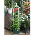 thumbnail image 4 of Plants Flowers Trellis Plastic Coated Iron Outdoor 120Cm Easy To Assemble Lightweight And Durable Climbing Vine Rack, 4 of 17