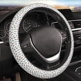 thumbnail image 5 of Gukieu Milk Tea Print Elastic Steering Wheel Cover, Anti-slip and Sweat-proof Car Steering Wheel Protector Cover for Cars, Vans, Trucks Car Accessories, 5 of 6