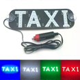 thumbnail image 1 of Taxi Sign LED Indicator Light Panel Sign Warning Light Cigarette Lighter With Suction Beacon Signal Light Taxi Light DC12V, 1 of 5