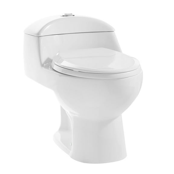 Swiss Madison Chateau One-Piece Elongated Toilet Dual-Flush 1.1/1.6 gpf