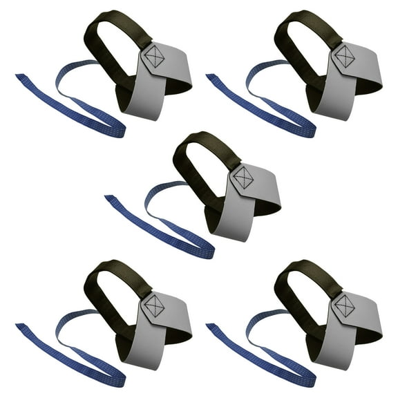 5pcs ESD Anti Static Foot Heel Straps Anti Static Wrist Strap Band Adjustable for Grounding Grey