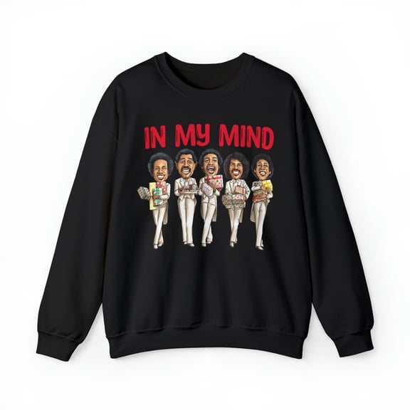 Temptations Christmas T-shirt - In My Mind - Black Christmas Shirt