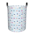 thumbnail image 6 of Lsque Rabbit In The Rain pattern Laundry Hamper Basket, Tall Woven Rope Hamper Basket for Clothes, Lightweight Storage Basket, Collapsible Waterproof-Medium, 6 of 8