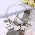 thumbnail image 2 of TINGN Birthday Gifts for Women Bracelet Expandable Charm Bracelets 5th 6th 10th 20th 30th 40th 50th Birthday Gift for Mom Daughter Wife Grandma Jewelry Present, 2 of 7