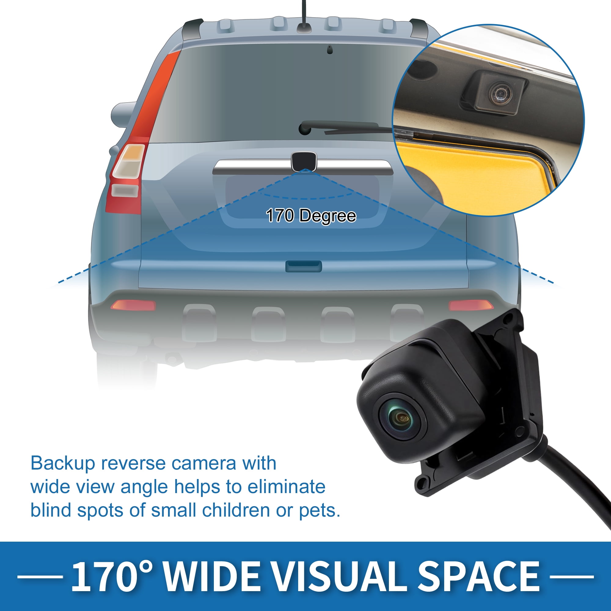 Unique Bargains Rear View Camera for Hyundai Tucson 2019 2020 2021 Backup Camera