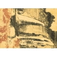 thumbnail image 1 of Ahgly Company Indoor Rectangle Abstract Brown Modern Area Rugs, 3' x 5', 1 of 4