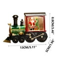 thumbnail image 2 of 100Fens Christmas Lantern Snow Globe with Santa Projector and Music Vintage Christmas Water Glittering Snowing Globe Night Light, Snowglobe Decoration Ornaments Gifts, 2 of 4