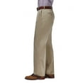 thumbnail image 2 of Haggar Men's Premium No Iron Khaki Flat Front Pant Classic Fit HC10884, 2 of 8