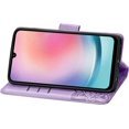 thumbnail image 3 of for Samsung Galaxy A24 4G Wallet Case for Women Girls, Shiny Butterfly Flower PU Leather Cover with Card Slot Holder Flip Phone Case for Samsung Galaxy A24 4G Rhinestone Purple, 3 of 18
