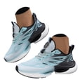 thumbnail image 3 of Womens Running Shoes Fashion Lightweight Thikc Soft Sole Lace up Athletic Shoes for Travel Jogging Casual Slip on Sneakers Sky Blue Size 6.5, 3 of 8