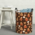 thumbnail image 6 of Xecao Christmas Gingerbread Cookies Print Laundry Basket,Laundry Hamper Designed for Storage Dirty Clothes Hamper,Collapsible Laundry Baskets-Small, 6 of 6