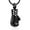 Black, variant on Constantlife Boxing Glove Shape Stainless Steel Ashes Keepsake Cremation Jewelry for Ash Cool Cremation Pendants for Ashes Cremation Necklace