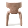 thumbnail image 4 of Modrest Bergman - Modern Light Brown Velvet Dining Chair, 4 of 6