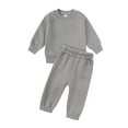 thumbnail image 3 of JIANJIA Toddler Girls Outfit Sets Autumn Winter Soft Piece Athletic Jogger Pants Tracksuit Activewear, 3 of 3