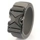 thumbnail image 2 of Cinturón de hombre informal tejido elástico de aleación con hebilla táctica para exteriores, cinturón con logotipo para viajeros, cierre ajustable, apto para viajeros, 2 of 6