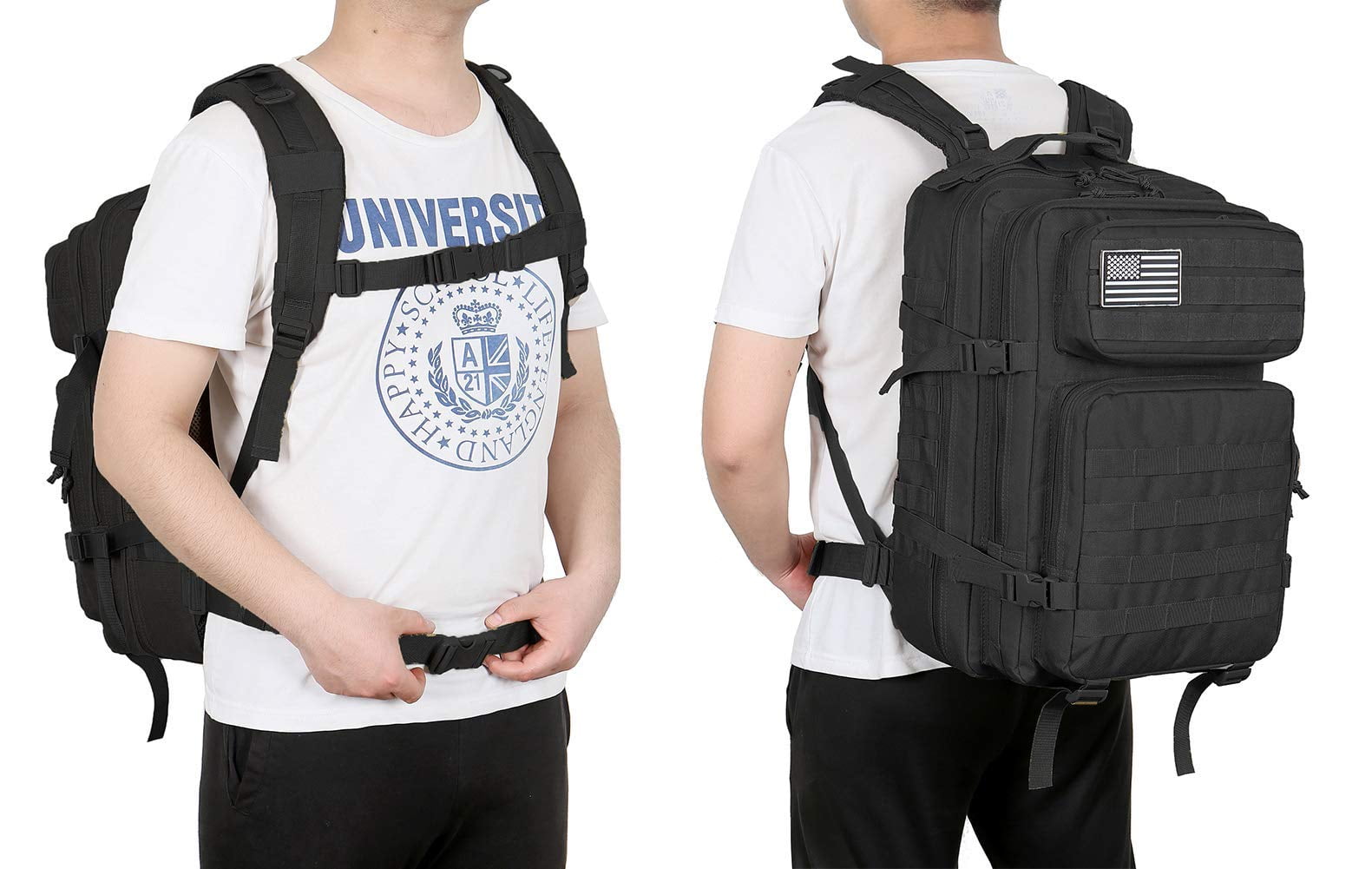 Haadid 45L Tactical Backpack V3.0 & Military Backpack V2.0