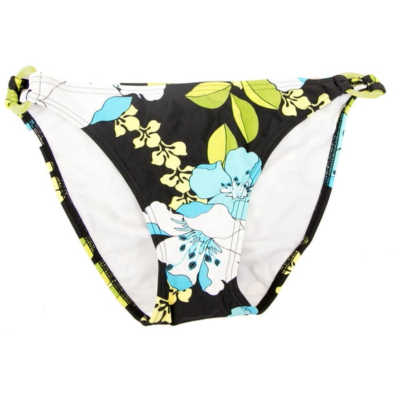 Hula Honey Women's Hooped Hip Patterned Swim Bottom