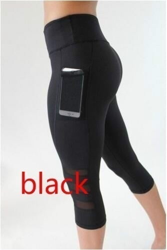 cropped leggings with pockets