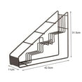 thumbnail image 3 of YAOMOBB Minimalist Coffee Syrup Storage Minimalist Black Metal Coffee Syrup Rack Storage 4 Layers Bottle Organizer Holder for Coffee Bar, 3 of 6