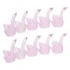 thumbnail image 2 of 10 figuras de cisne en miniatura que brillan en la oscuridad, de resina, para decoración de micropaisaje., 2 of 6