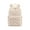 Beige, variant on Corduroy School Backpack for Students,Large Capacity Storage Bookbag with Comfort-Focused Design,Casual Daypack for Campus,Classes,Leisure and Daily Travel,Beige
