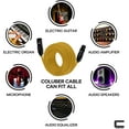 thumbnail image 4 of Coluber Cable 3-Pin Male to Female Balanced XLR Cable Audio Interface 15ft, 4 of 7