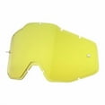 thumbnail image 2 of 100% Goggle Replacement Lens - Racecraft 1, Accuri 1, Strata 1 Compatible (Injected Anti-Fog-HD YELLOW), 2 of 2