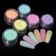 thumbnail image 2 of Suéter de caramelo brillante efecto brillo de uñas polvo de azúcar brillante pigmento de cromo polvo para manicura esmalte DIY decoración de uñas Tan Jianjun unisex, 2 of 2