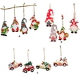thumbnail image 3 of Toystoory Paquete de 4 colgantes de Navidad para fiestas, chimenea, decoración de pared, hogar, comedor, oficina, hotel, adorno para niños Kits de decoración para fiestas, 3 of 6