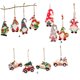 thumbnail image 2 of Wosthever Paquete de 4 colgantes de Navidad para fiesta, árbol colgante, estante de chimenea, decoración, Bar, oficina, Hotel, regalos de Kits de decoración para fiestas tipo 3, 2 of 6