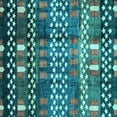 thumbnail image 1 of Ahgly Company Indoor Square Abstract Light Blue Modern Area Rugs, 3' Square, 1 of 4