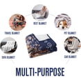 thumbnail image 4 of Book Lovers Gifts for Women, Reading Lovers Blanket, Reading Gifts, Bookworm Bookish Books Club Librarian Reading Gift, Reading Accessories for Book Lovers, Soft Bed Couch Decor Throw 50"x60"(Blue), 4 of 7