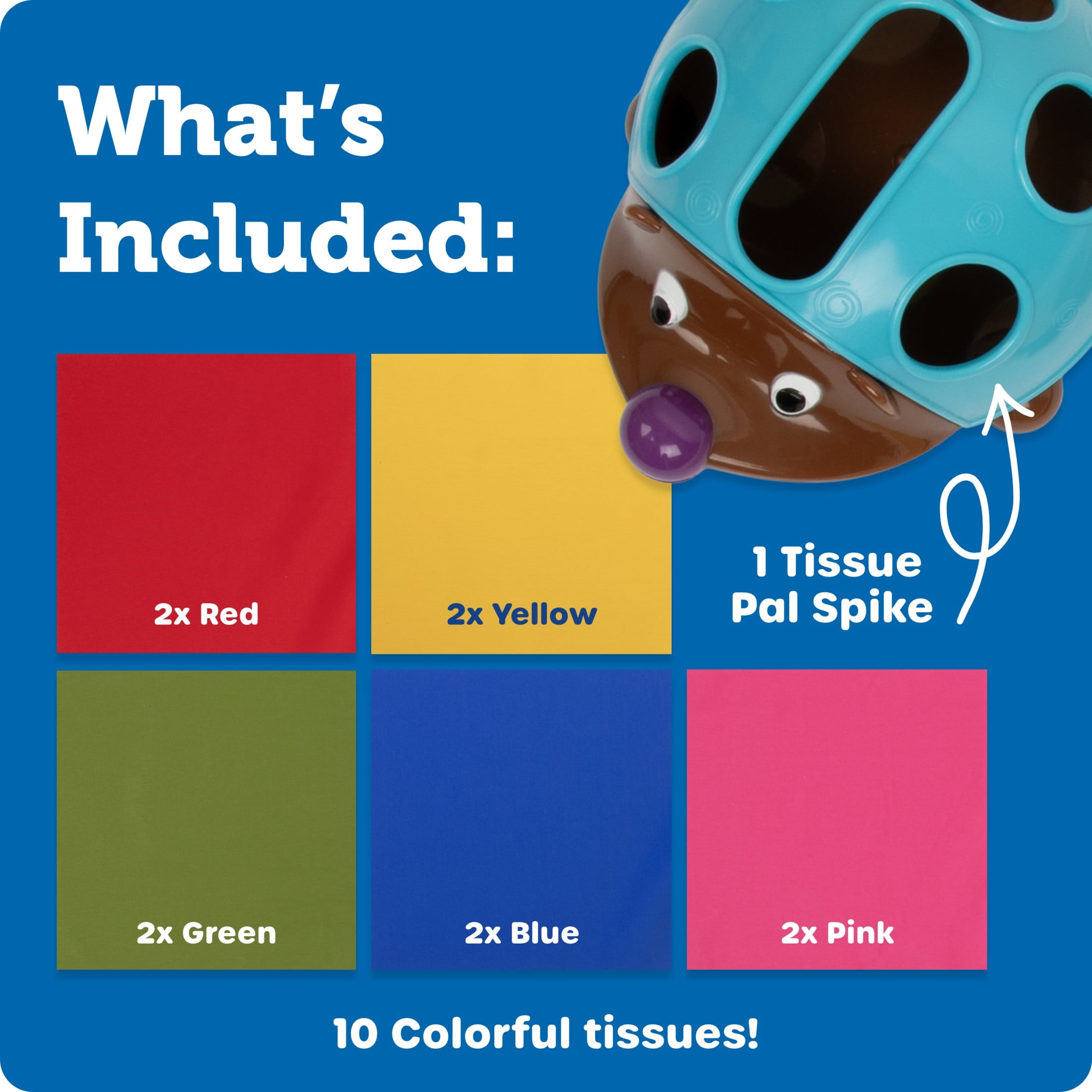 Learning Resources Spike the Fine Motor Hedgehog Tissue  Ages 18  Months and up
