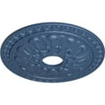 thumbnail image 3 of Ekena Millwork 18"OD x 3 1/2"ID x 1 3/8"P Warsaw Ceiling Medallion (Fits Canopies up to 3 1/2"), Hand-Painted Americana, 3 of 6