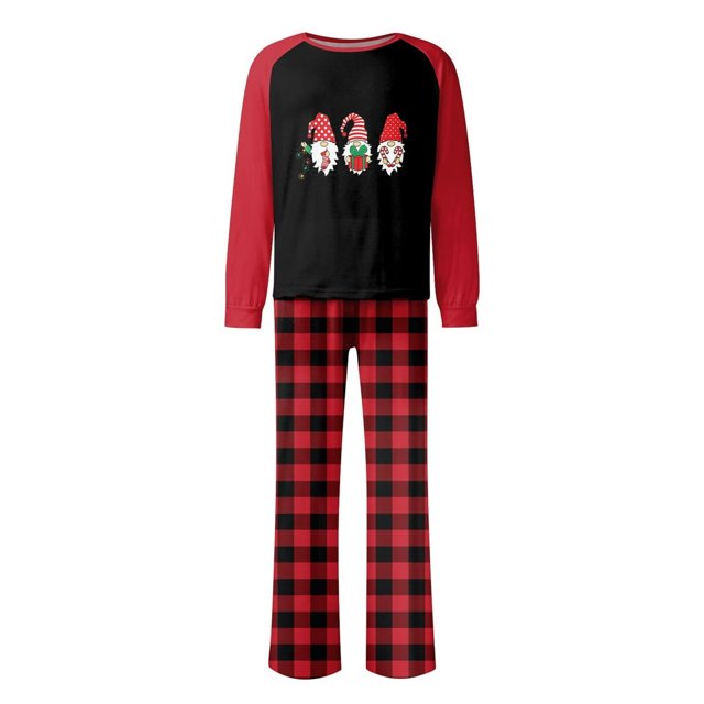 POINTERTECK Pyjamas de Noël Assortis pour Hommes Ensembles de Pyjamas de Vacances Pyjamas de Noël pour Famille