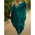 thumbnail image 3 of Kaftan Turc Imprimé pour Femmes Tenue de Plage Robe Maxi, 3 of 6