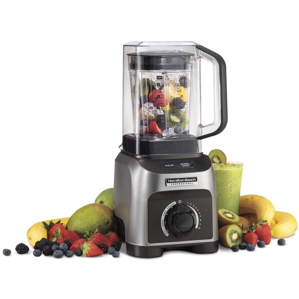Hamilton Beach Licuadora profesional de 1500 W, silenciosa con jarra de 32 oz sin BPA y 4 programas,