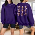 thumbnail image 5 of WXLWZYWL Women's Christmas Graphic Sweatshirt Fall Winter Crewneck Long Sleeve Holiday Pullover Loose Fit Warm Sweatshirts, 5 of 6
