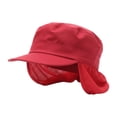 thumbnail image 3 of LEKODE Womens Turbans hair nets for sleeping head wrap bandanas for women sweat band head cover Bandana Head Wrap satin scarf satin skull cap lace bandana for Men and Women sweat rag Red A, 3 of 3