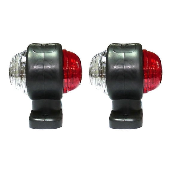 2pcs Universal Truck Trailer Tail Light Side Marker Indicators Light Lamp Small Lights Lights Signal Lights