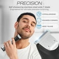 thumbnail image 3 of MK9 MasterGroom All-in-One Trimmer – 21-Piece Men's Grooming Kit for Beard, , Hair, Body, and Face, Waterproof, Stainless Steel, USB C Rechargeable, LED Display, 3 of 6