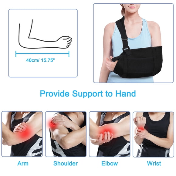 EBTOOLS CABESTRILLO PARATO CON SOPORTE PARA PULGAR, CABETRILLO PARA Brazo Dislocado Para InMovilizador de Brazo Roto, Codo de Muñeca, Cabestillo para Brazo Con Cinturilla
